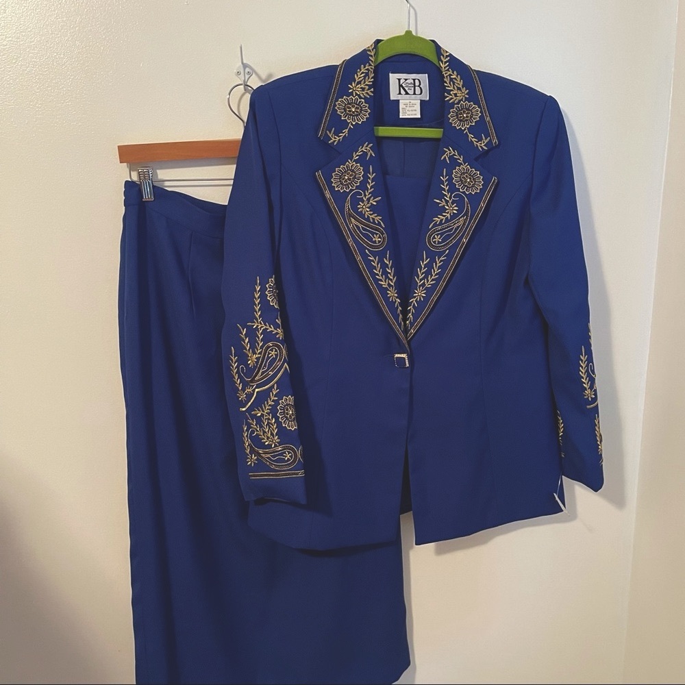 Stella Louise KB Women's Vintage Two-Piece Suit Size 12